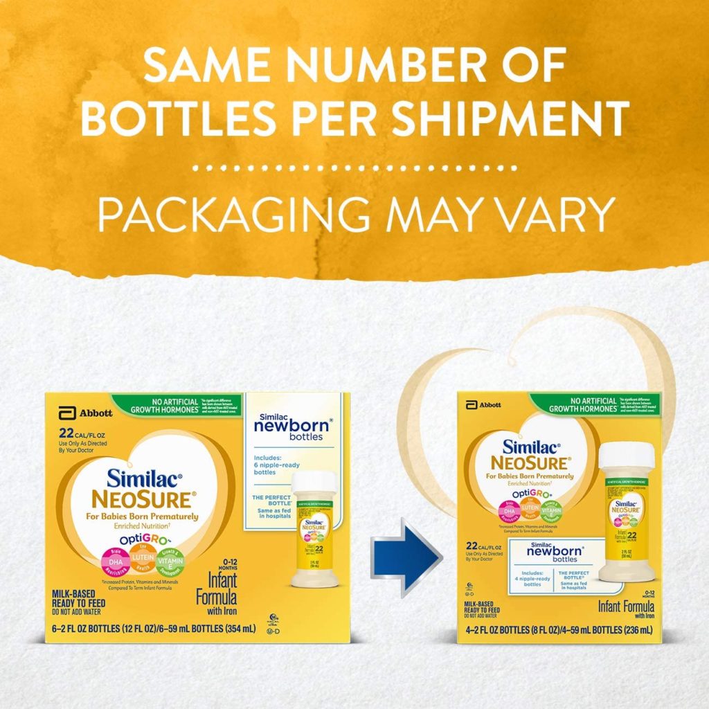 Similac NeoSure Infant Formula with Iron, For Babies Born Prematurely