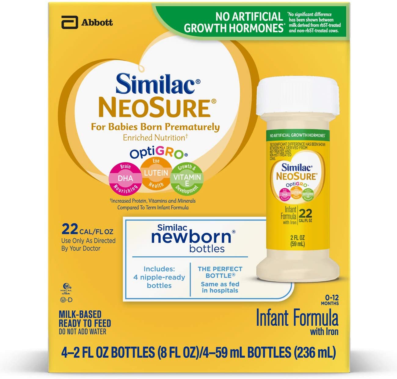 Similac NeoSure Infant Formula With Iron For Babies Born Prematurely 